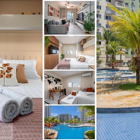 2 Quartos Com Varanda A 300M Riocentro Wi-Fi 120Mbps E Cozinha Completa - Condominio Com Piscina, Estacionamento, Portaria 24H E Parquinho Infantil - Apartamento Indicado Para Grupos, Hospedes A Trabalho E Criancas 里约热内卢 外观 照片