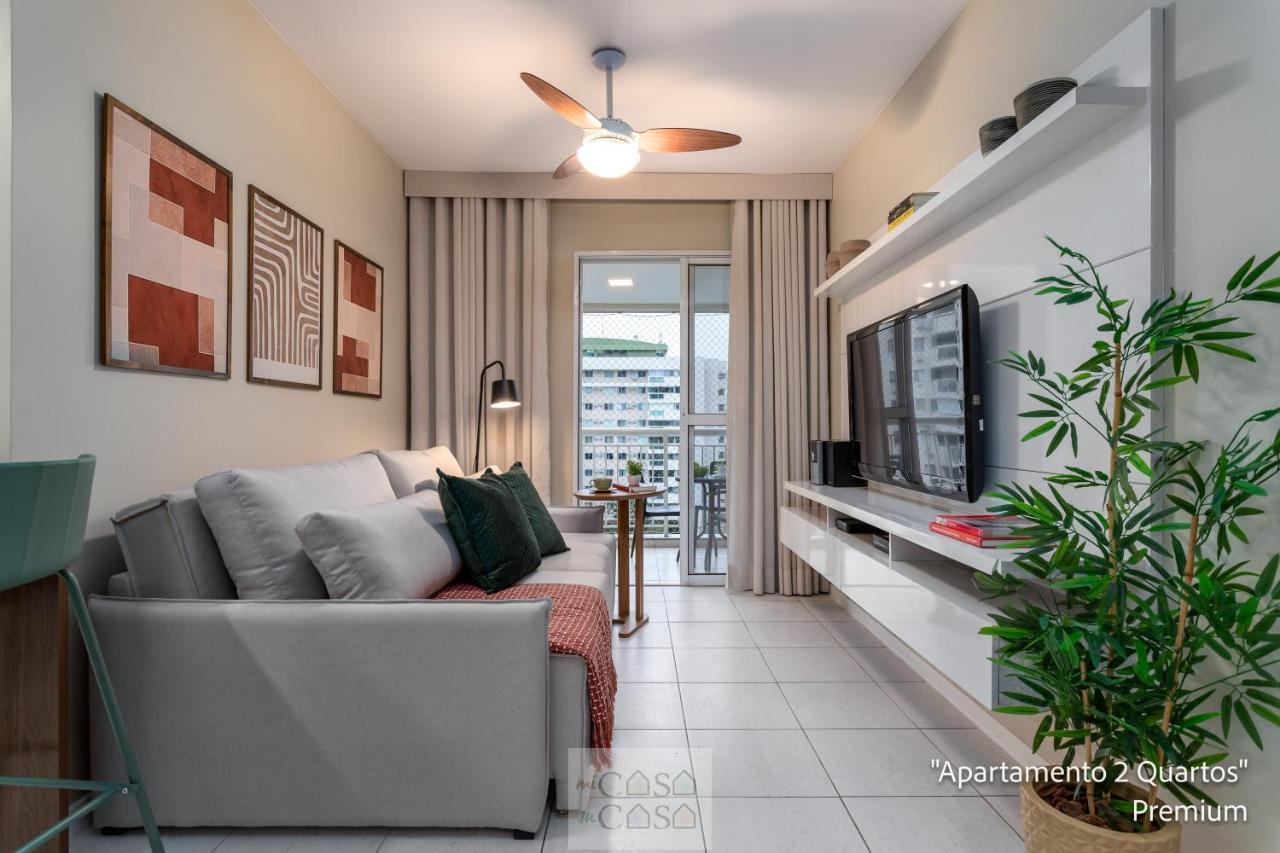 2 Quartos Com Varanda A 300M Riocentro Wi-Fi 120Mbps E Cozinha Completa - Condominio Com Piscina, Estacionamento, Portaria 24H E Parquinho Infantil - Apartamento Indicado Para Grupos, Hospedes A Trabalho E Criancas 里约热内卢 外观 照片