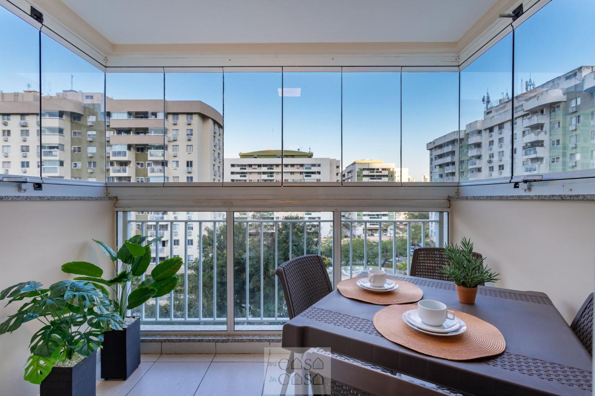 2 Quartos Com Varanda A 300M Riocentro Wi-Fi 120Mbps E Cozinha Completa - Condominio Com Piscina, Estacionamento, Portaria 24H E Parquinho Infantil - Apartamento Indicado Para Grupos, Hospedes A Trabalho E Criancas 里约热内卢 外观 照片