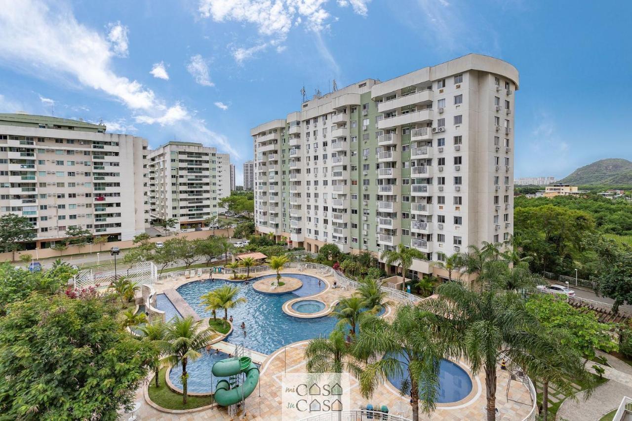 2 Quartos Com Varanda A 300M Riocentro Wi-Fi 120Mbps E Cozinha Completa - Condominio Com Piscina, Estacionamento, Portaria 24H E Parquinho Infantil - Apartamento Indicado Para Grupos, Hospedes A Trabalho E Criancas 里约热内卢 外观 照片